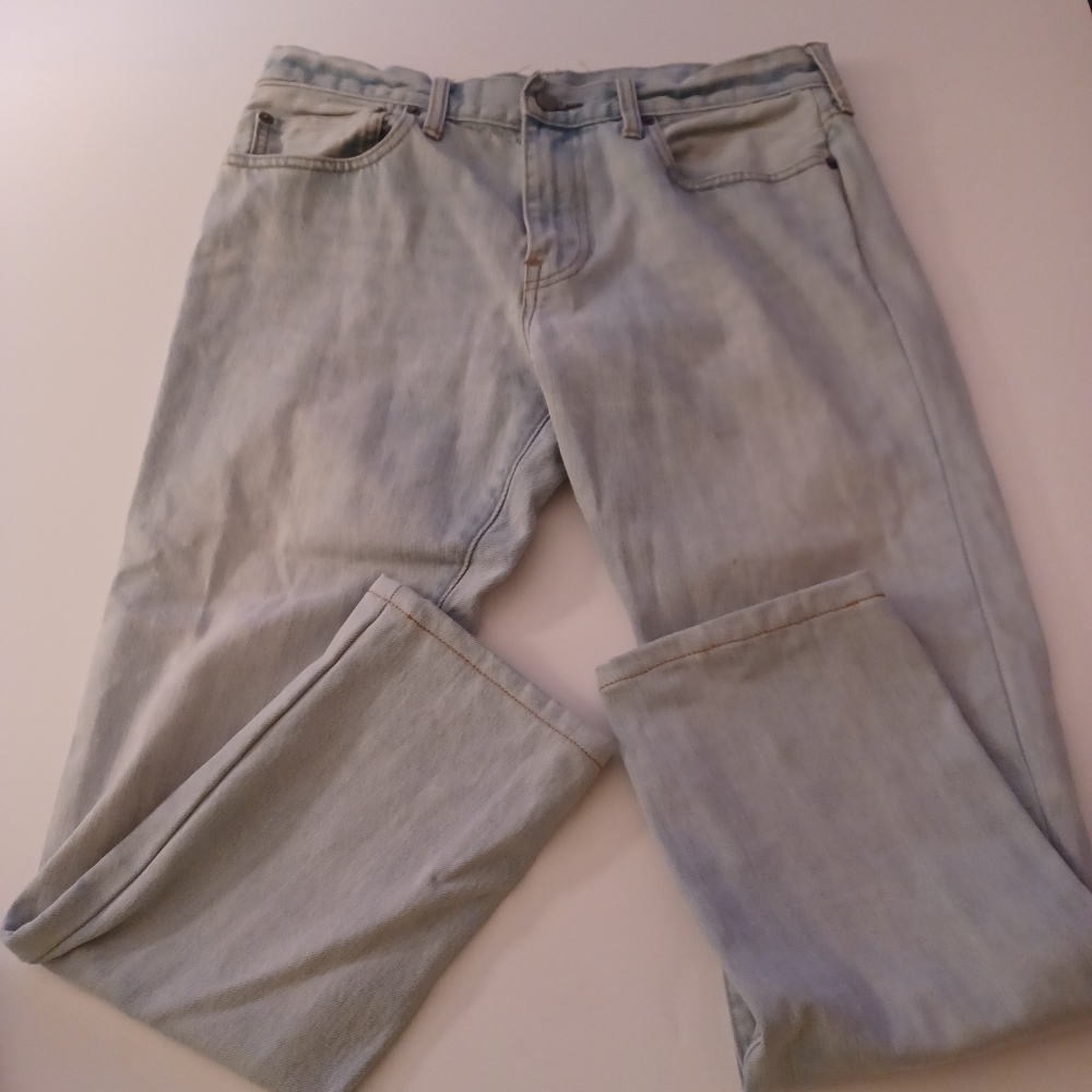 J.Crew Extra Slim Hip & Thigh Extra Narrow Leg Size 34wx30l Light Denim Jeans
